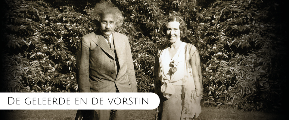 Albert Einstein en Koningin Elisabeth van België