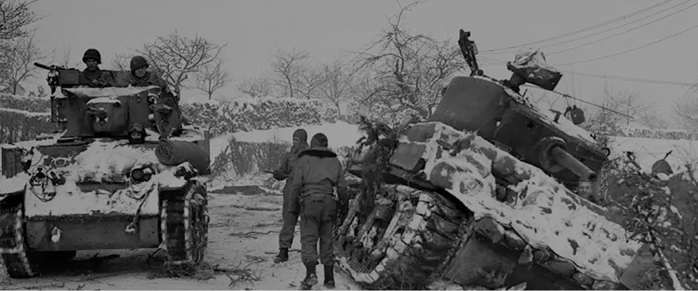 Het Ardennenoffensief 16 december 1944-17 januari 1945.