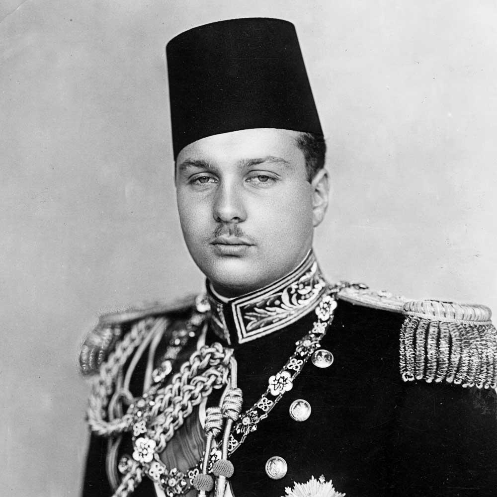 Koning Faroek van Egypte muntverzamelaar