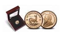 1/4 Oz gouden Krugerrand 2023 met speciaal muntteken