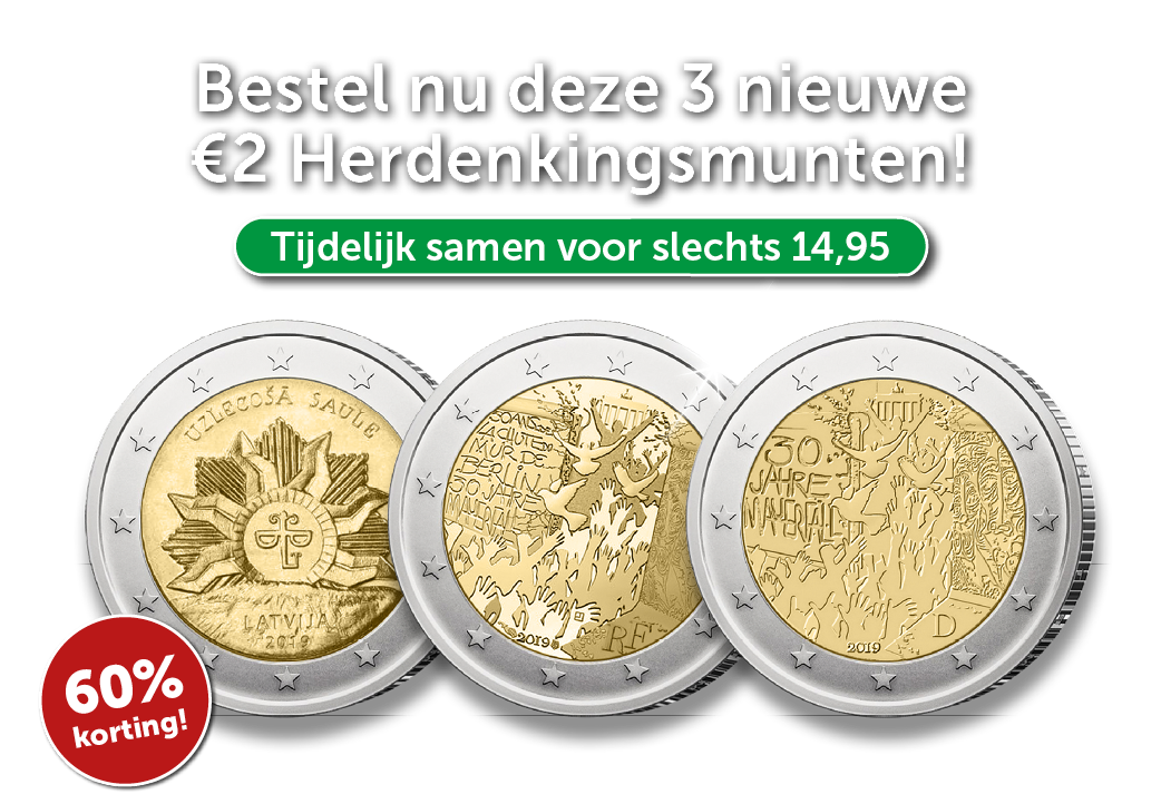 Deze euromunten vindt u niet in uw portemonnee!