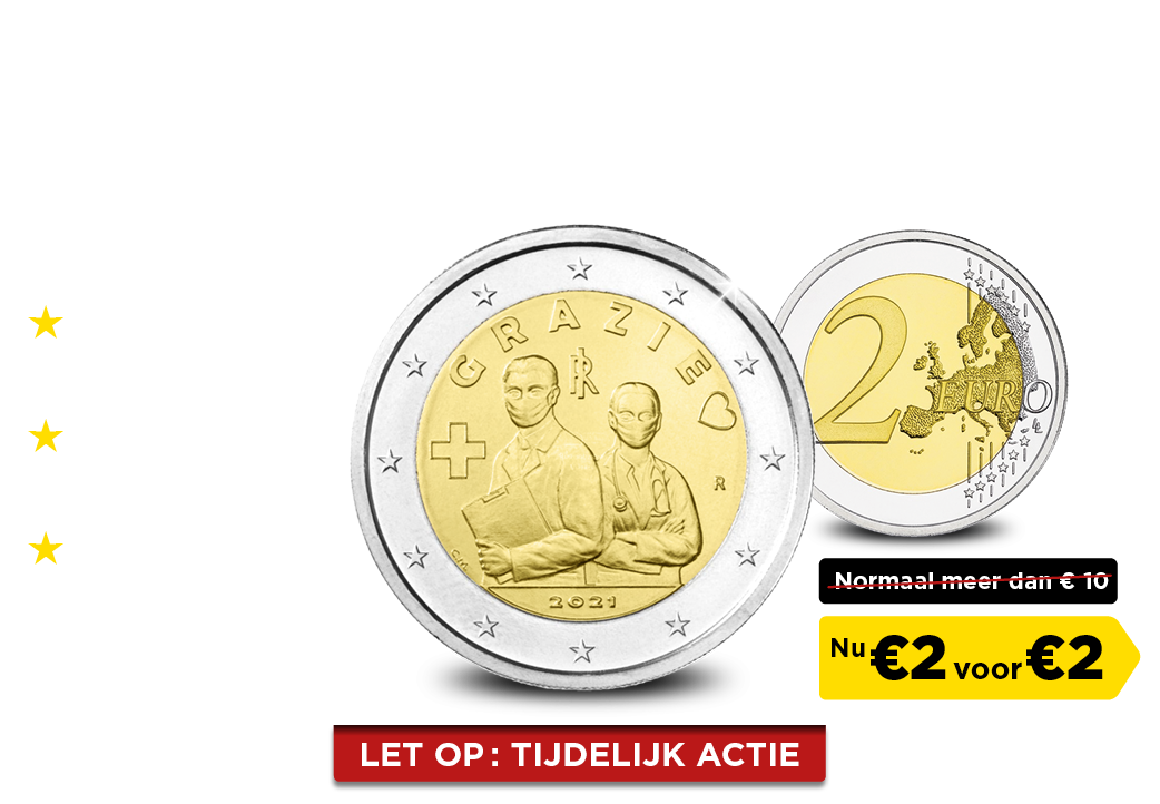 De gewilde € 2 Herdenkingsmunt