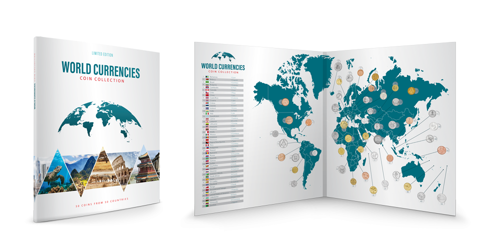 Koop munten online - Complete set - 50 munten uit 50 landen