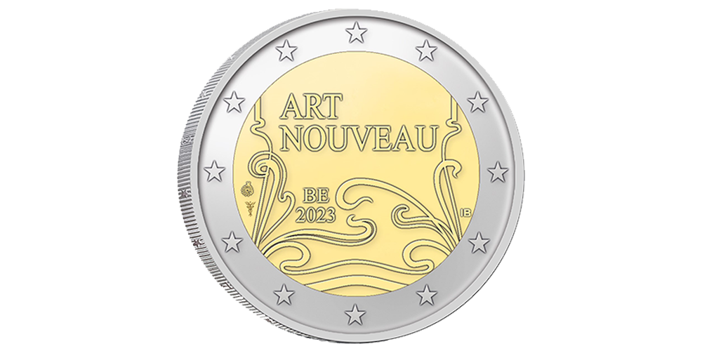 Ontdek de pracht van Art Nouveau met de nieuwste Belgische €2 herdenkingsmunt!