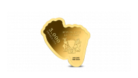 Kadotip: 24-karaats gouden babyvoetjes munt!