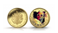 5 kleurrijke goud vergulde Elton John munten eerbetoon aan een muzieklegende!
