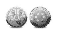 Grote zilveren Enigma munt eert de helden die WWII eindigde!