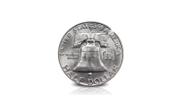 Amerikaanse zilveren Dollar - Benjamin Franklin  - Zeer fraai 