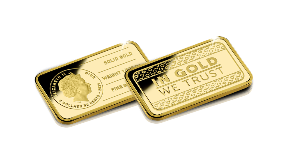 1/100 Oz muntbaar 2021 in puur 24-karaats goud