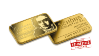 Koop munten online - Goudbaar - Beethoven - 7.5 gram puur goud! voor en achterzijde