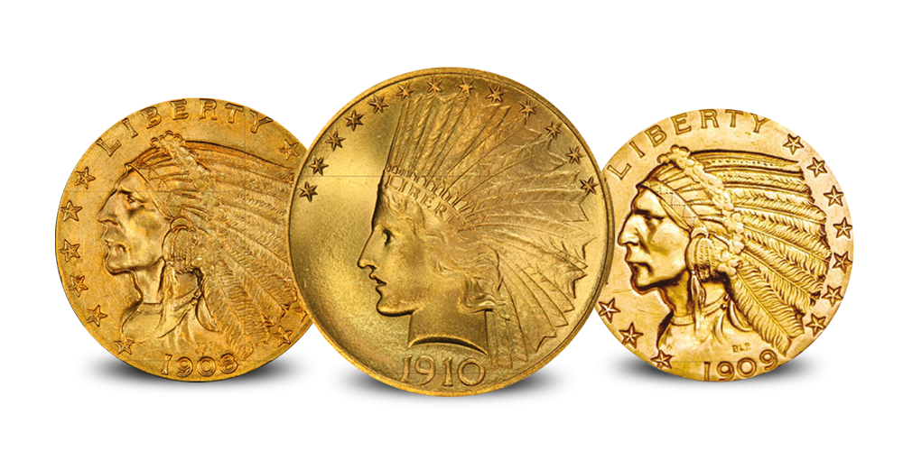 Drie schaarse en zeer gegeerde iconen uit de Amerikaanse muntgeschiedenis