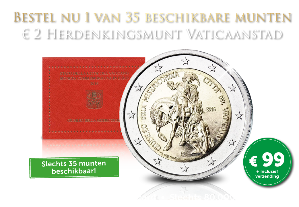 Uit Vaticaanstad - € 2 Herdenkingsmunt, Jaar van de Barmhartigheid