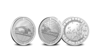 Koop munten online | Belgische Euromunten | Europees jaar van het spoor voor en keerzijde