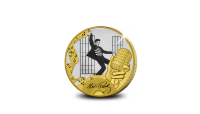 Elvis Presley – Jailhouse Rock, 24-karaats goud vergulde munt