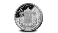 Puur zilveren kilo ter ere van de 60e verjaardag van Koning Filip keerzijde