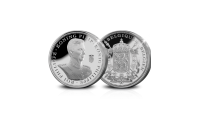 Puur zilveren kilo ter ere van de 60e verjaardag van Koning Filip voor en keerzijde