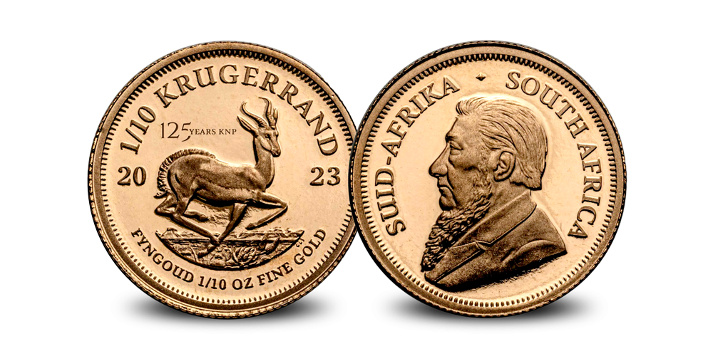 Krugerrand set 2023 met speciaal muntteken