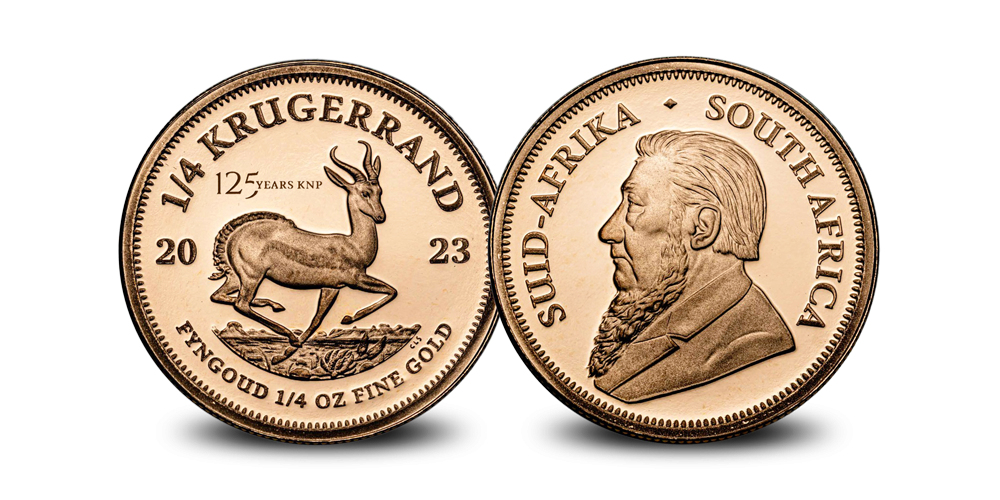 Krugerrand set 2023 met speciaal muntteken