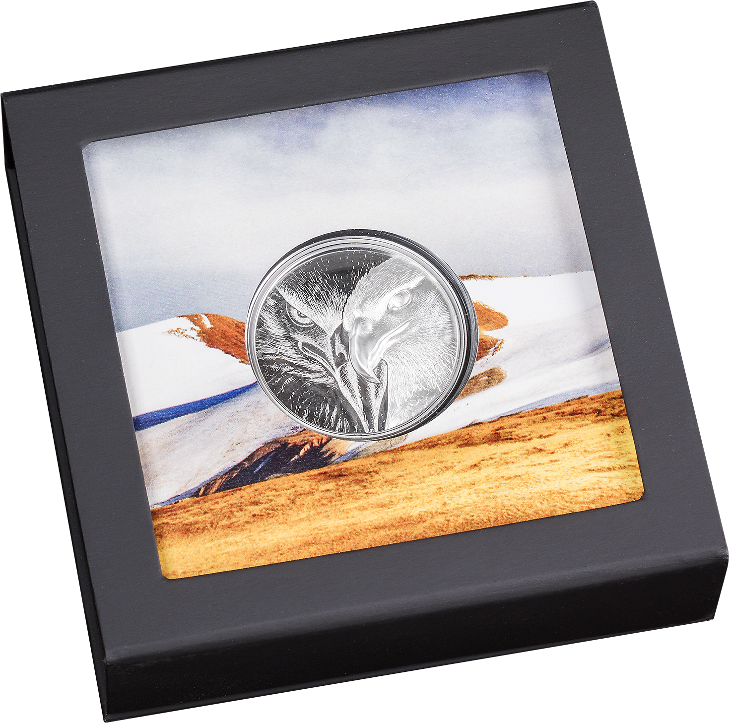 Koop munten online - Zilveren munt - Majestic eagle - Limited edition box