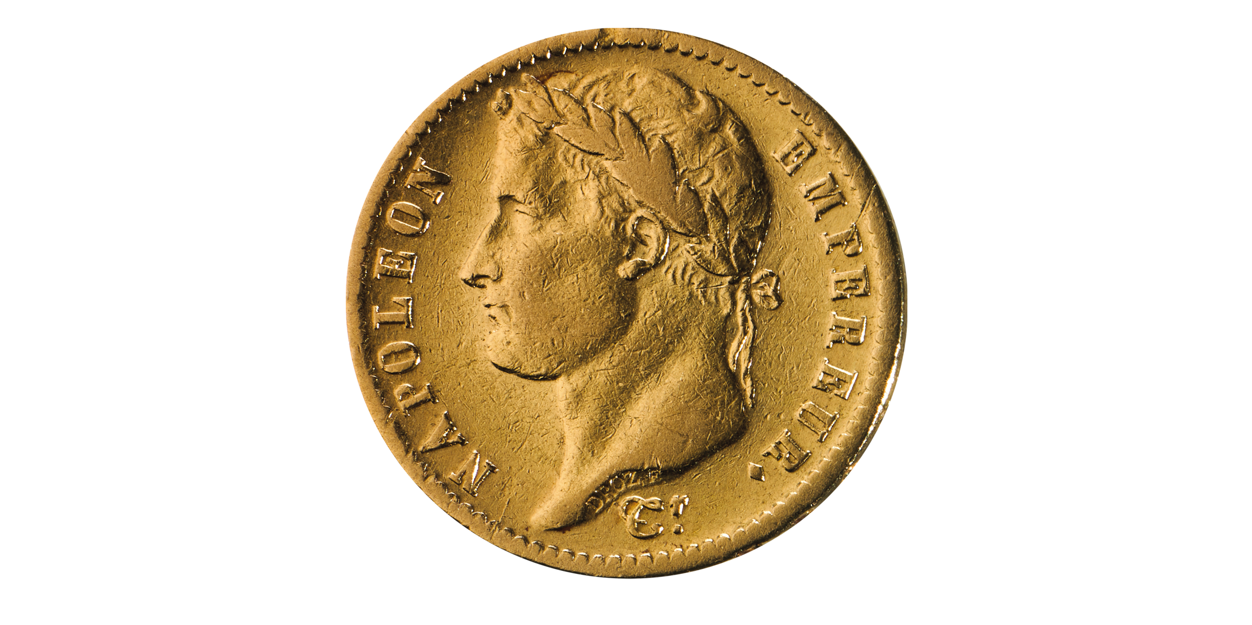 Prachtige gouden 20 Franc Napoleon (1809-1814), 21,6-karaats massief goud