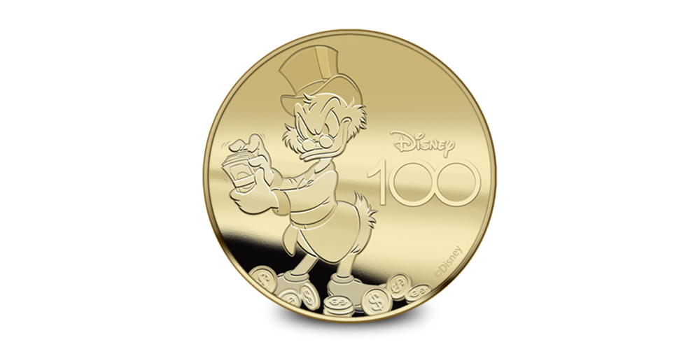 Disney '100 Years of Wonder' set in puur goud