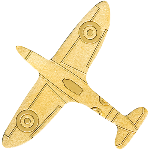 Koop munten online - Gouden munt - Spitfire - 24-karaats goud voorzijde