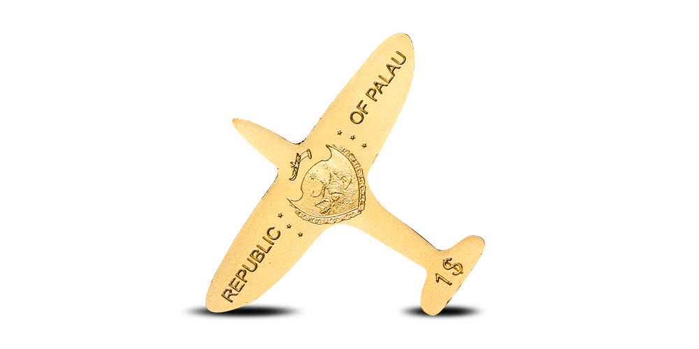 Koop munten online - Gouden munt - Spitfire - 24-karaats goud keerzijde