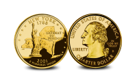 Originele U.S. State Dollars New-York-voorz-en-keerz
