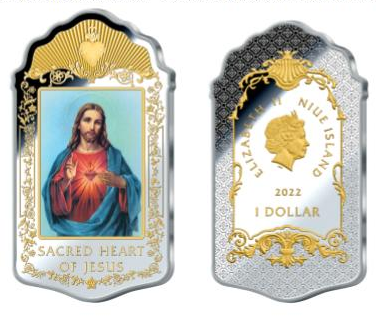 The_Sacred_Hearts_Silver_Coin_Set_Jezus