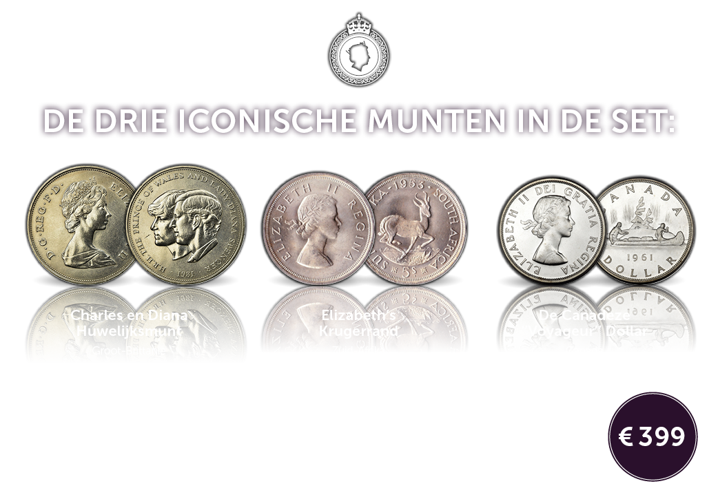 Zilveren Elizabeth II Set met haar meest iconische munten!