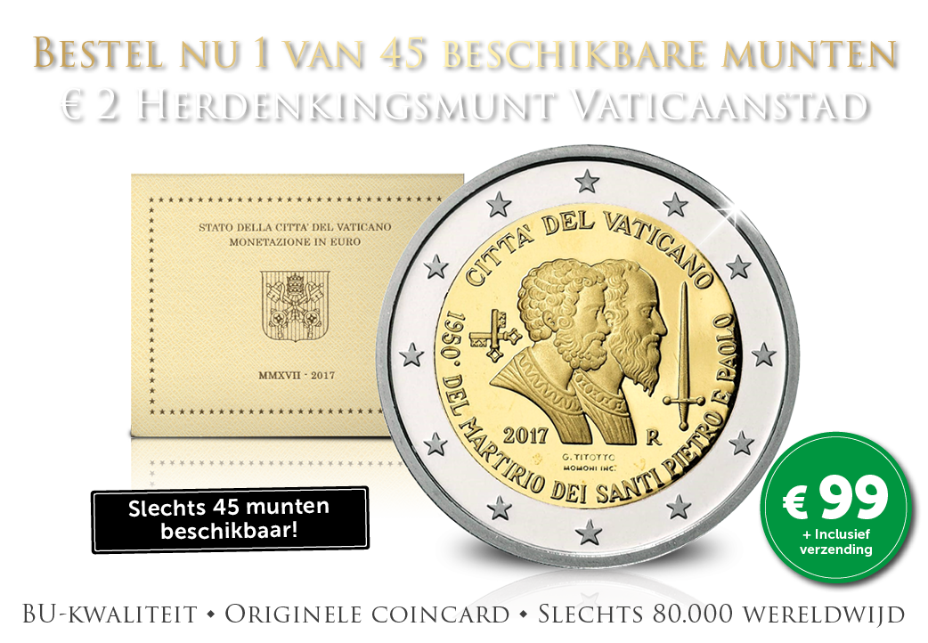 Uit Vaticaanstad - € 2 Herdenkingsmunt