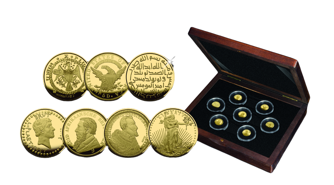 De 7 waardevolste munten ter wereld in een puur gouden herslag