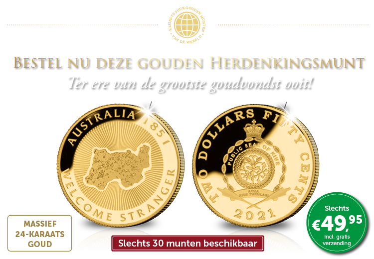 Massief 24-karaats gouden munt | Slechts € 49,95