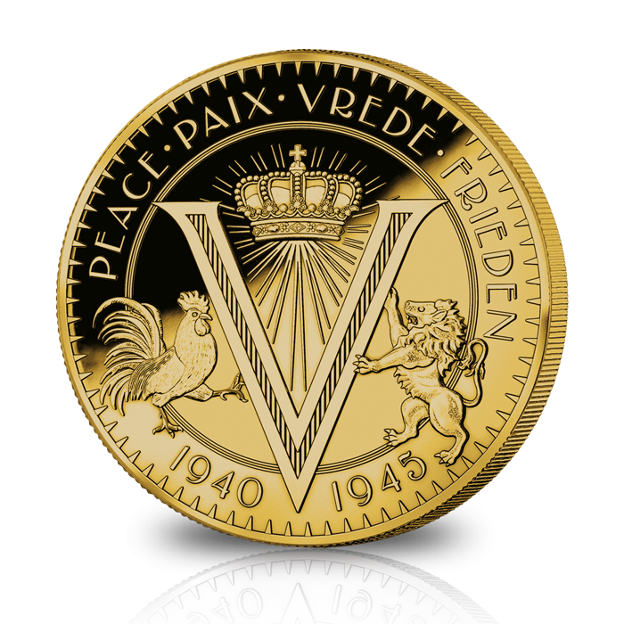 Koop munten online - Herdenkingsmunt - 75 jaar vrijheid - Verguld voorzijde
