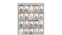 Zilveren tweede wereldoorlog munten
