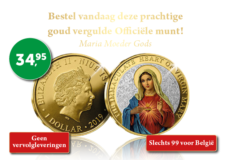 Bestel vandaag deze prachtige goud vergulde Officiële munt!